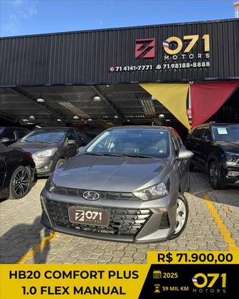 HYUNDAI HB20 1.0 12V FLEX COMFORT PLUS MANUAL HYUNDAI HB20 1.0 12V FLEX COMFORT PLUS MANUAL